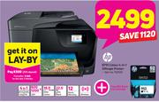 HP 8710 Colour 4-In-1 Officejet Printer With Free 953 BlackInk Cartridge