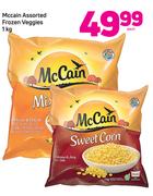 McCain Frozen Veggies-1kg Each