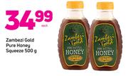 Zambezi Gold Pure Honey Squeeze-500g Each