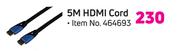5M HDMI Cord
