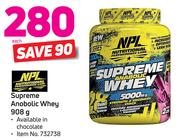 NPL Supreme Anobolic Whey-908g Each