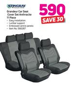 Stingray Grandeur 11 Piece Car Seat Cover Set Anthracite