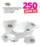 Baby Care 5-Piece Bumper Hamper Set