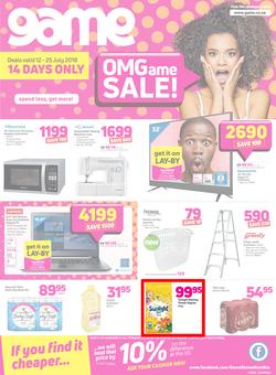 Game Namibia : OMGame Sale! (12 July - 25 July 2018), page 1