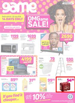 Game Namibia : OMGame Sale! (12 July - 25 July 2018), page 1