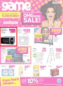 Game Namibia : OMGame Sale! (12 July - 25 July 2018), page 1