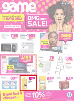 Game Namibia : OMGame Sale! (12 July - 25 July 2018), page 1