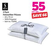 Sheraton 2 Pack Hollowfiber Pillows-Per Set
