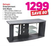 Bellagio Entertainment Unit Black
