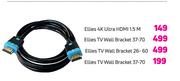 Ellies 37-70 TV Wall Bracket