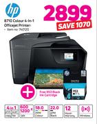 HP 8710 Colour 4 In 1 Officejet Printer With Free 953 Black Ink Cartridge