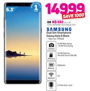 Samsung Dual Sim Smartphone Galaxy Note 8 Black