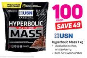 USN Hyperbolic Mass In Choc/Strawberry-1kg Each