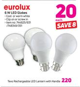 Tevo Rechargeable LED Lantern With Handle