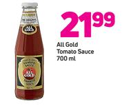 All Gold Tomato Sauce-700ml