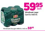 Windhoek Draught NRB-6x440ml