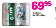 Castle Lite Can-6x500ml