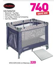 Special Chelino Lilo Camp Cot m.guzzle .za