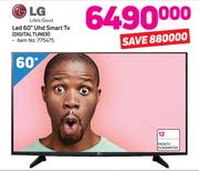 LG 60" UHD Smart TV Digital Tuner