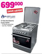 Blue Flame 3.1 Gas And Electric Cooker 50x55