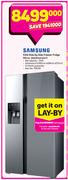 Samsung 535ltr Side By Side Freezer Fridge Mirror RS51K54F02AF