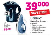 Logik 1.7ltr Cordless Kettle
