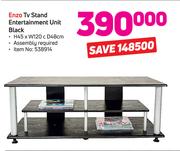 Enzo TV Stand Entertaiment Unit Black