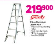 Gravity 6 Step Aluminium Ladder HSL6