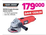 Black & Decker 900w Angle Grinder 900w KG915