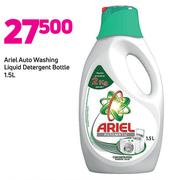 Ariel Auto Washing Liquid Detergent Bottle-1.5ltr