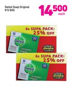 Dettol Soap Original-6x90g Each