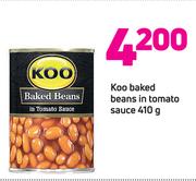 Koo Baked Beans In Tomato Sauce-410g