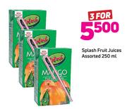 Splash Fruit Juices Assorted-3x250ml