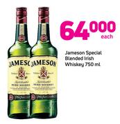 Jameson Special Blended Irish Whiskey-750ml Each