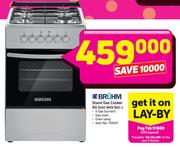 Bruhm Stand Gas Cooker All GAS INOX BGC-