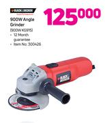 Black & Decker 900W Angle Grinder 900W KG915