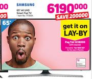 Samsung 65” 4K UHD Smart Flat TV