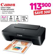 Canon Colour Inkjet Printer MG2504S