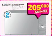 Logik 30Ltr Electronic Microwave Silver P90N30AL