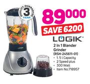 Logik 2-In-1 Blender Grinder RSH-245611-01