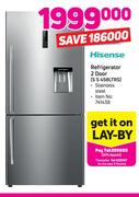 Hisense 2 Door Refrigerator S S 458Ltr