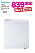 Hisense Chest Freezer Net 250Ltr WHITE FC