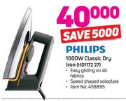 Philips 1000W Classic Dry Iron HD1172 27