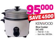 Kenwood 1.5Ltr Rice Cooker RC-410
