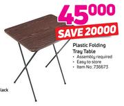 Plastic Folding Tray Table