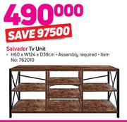 Salvador TV Unit (H60 x W124 x D39cm)