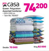 Casa King Polycotton Comforter