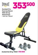 Everlast Dumbell Pro Exercise Bench With Sit Up Attachment