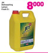 Jet Dishwashing Lemon Fresh-5Ltr