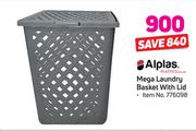 Alpas Mega Laundry Basket With Lid